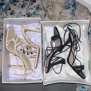Schutz Ankle Wrap Heels Bundle